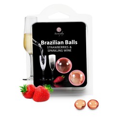  brazilian balls à la fraise vin pétillant