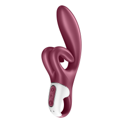 Vibromasseur rabbit point G rouge double stimulation clitoridienne Touch Me Satisfyer - CC597811SA