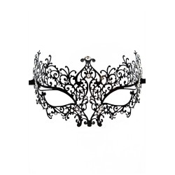 masque vénitien chiara en strass et métal de la collection be lily accessoires