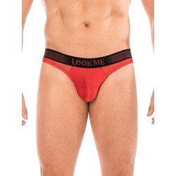 string rouge homme avec ceinture lookme de chez votre en lingerie et sous vêtements pour homme.